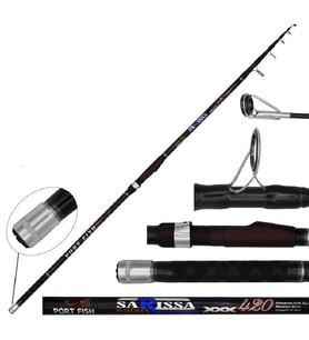 SURF KAMIŞI Portfish Sarissa Surf Carbon Olta Kamışı 450 cm 250 g