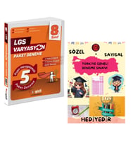 GİZLİ YAYINLARI 8.SINIF LGS VARYASYON PUAN HESAPLAMALI 5'Lİ PAKET DENEME