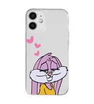 Iphone 12 Uyumlu Lola Bunny Tasarımlı Şeffaf Telefon Kılıfı