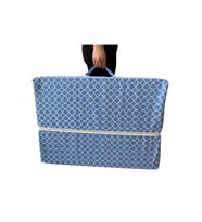 Katlanır Yatak Yer Yatağı Sünger Yatak Taşınabilen Tek Kişilik 80x180 Mavi Çatı 6 Cm