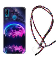 Huawei P20 Lite Mate 10 20 Lite Pro P40 Lite KılıfBoyun Asklı Rasta Silikon Star Planet 1652