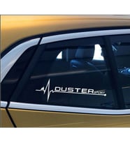 D acia Duster Nabız Kalp atışı sticker 2 adet