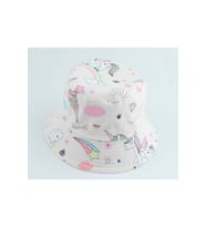 Unicorn Kemik Rengi Bucket Yazlık Şapka