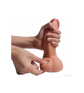 Çift Katmanlı Ekstra Yumuşak Belden Bağlamalı Realistik Penis