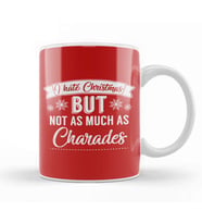 I Hate Christmas But Not As Much As Charades Kupa Bardak Porselen