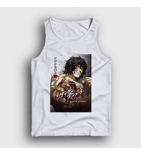Presmono Unisex Beyaz Ohma Tokita V3 Anime Kengan Ashura Atlet 318228tt (Beyaz)