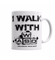 I walk with   Kupa Bardak Porselen