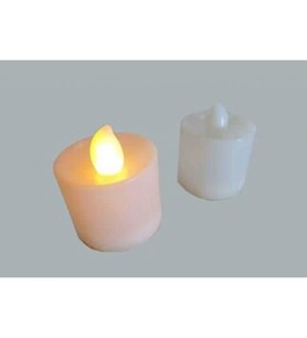 Mum led ışıklı pilli beyaz 3.5x4.5 cm-