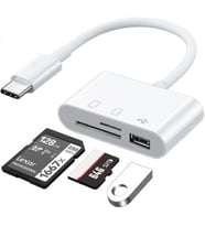 Usb Type C To Sd Microsd Tf Kart Okuyucu Usb 3in1 Çevirici Dönüştürücü Adaptör