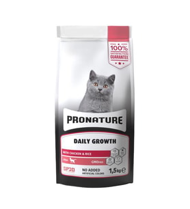 Pronature Tavuklu ve Pirinçli Yavru Kedi Maması 1.5 Kg