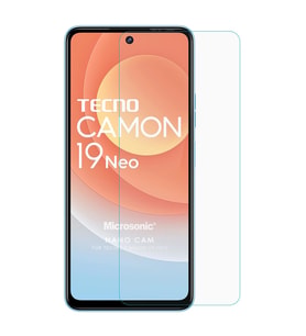 Microsonic TECNO Camon 19 Neo Nano Glass Cam Ekran Koruyucu (Renksiz)
