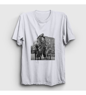 Presmono Unisex Beyaz Pitbulls Dmx T-Shirt 225471tt
