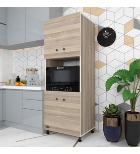 Kenzlife fırın dolabı cahide crd 180*65*50 mutfak XLARGE ayaklı banyo kiler ofis