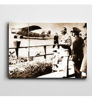 Atatürk Tablosu Türk Kuşu 1935 Atatürk Kanvas Tablo