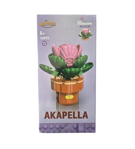 DOSTOYS 113-13 BLOSSOM MİNİ ÇİÇEK BLOK OYUNCAK AKAPELLA 154  PARÇA 6+