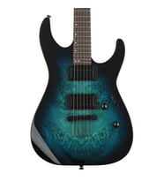 ESP LTD LM200DXNTBLB M-200DX NT Blue Burst Elektro Gitar  Sabit Köprü Mavi Burst