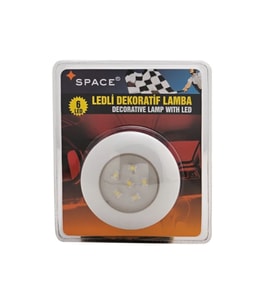 Drs Tuning Ledli Dekoratif Tavan Lambası (6Led) Yuvarlak 24V LAAK120-1-24
