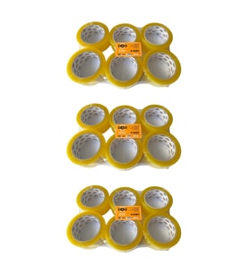 Otto Bant Şeffaf Koli Bandı Bantı / 45 mm x 100 Metre / 6 Adetlik 3 Paket
