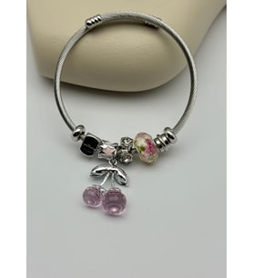 Çelik Silver Pandora Bileklik - 25-blk295