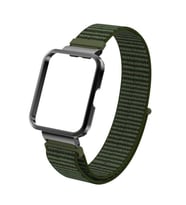 Xiaomi Redmi Watch 2 Lite Uyumlu Kordon Hasır Örgü Cırt Cırtlı Zore KRD-61 Kayış