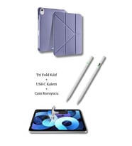 iPad A16 11. ve 10. Nesil ile Uyumlu A3355 A2757 Premium 3’lü Tablet Aksesuar Seti