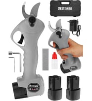 Steiner Alman 128 Vf 10 Ah Kömürsüz Motor Akülü Bağ Makası Dal Budama Kesme Makası Makinesi Çantalı