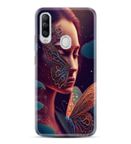 GM 20 Pro Kılıf HD Resim Baskılı Kelebek Kadın StKd -075