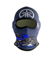 Motobir Balaklava Mavi Yamaha Motosiklet (Renksiz)