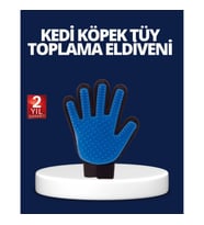 Mey İthalat® Evcil Hayvan Tüy Toplama ve Masaj Eldiveni – Köpek ve Kedi Tüy Dökülme Önleyici Bakım E