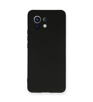 Xiaomi Mi 11 Kılıf Nano İçi Kadife Silikon - Siyah