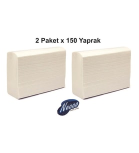 2 Pk. 150 Yapraklı Z Katlama Dispenser Havlu