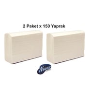 2 Pk. 150 Yapraklı Z Katlama Dispenser Havlu