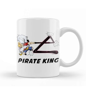 One Piece Straw Hat Pirates Captain Kupa Bardak Porselen
