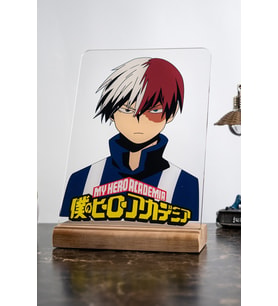 My Hero Academia Ev Todoroki Severlere Masa Dekoratif Ahşap Obje
