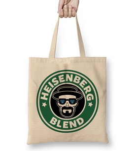 Breaking Bad Heisenberg Blend Coffee Bez Çanta Uzun Saplı