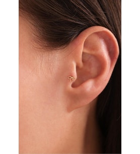 Minio Çiçek Tragus Küpe