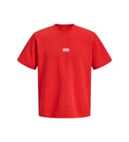 Jack & Jones Core Erkek Tişört Ön Baskılı Kısa Kollu Bisiklet Yaka
