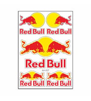 Motosiklet Sticker A4 Redbull