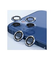 iPhone 13 / 13 Mini Taşlı kamera lens koruyucu (Mavi)