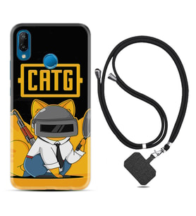 Huawei P20 Lite Mate 10 20 Lite Pro P40 Lite KılıfBoyun Askılı Silikon Cat G 1677
