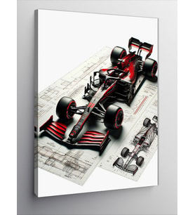 Kanvas Tablo Formula 1 Yarış Arabası
