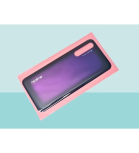 Tkgz - Oppo Realme 6 Pro Arka Kapak Batarya Kapağı - MOR