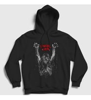Presmono Unisex Siyah Skeleton Cannibal Corpse Kapüşonlu Sweatshirt 32981tt