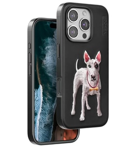 Iphone 16 Perma Desenli Kapak - Siyah