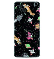 General Mobile GM 24 Pro Kılıf Silikon Desen Özel Seri Planet Animals 1771