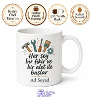 Kendin Yap Meraklısı İçin Kişiye Özel Baskılı Kupa Bardak Hediye