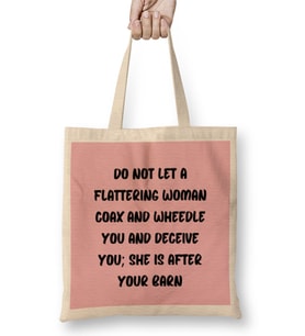 Funny Quotes Gift - Comment Sarcasm For Women And Men Humorous Saying Bez Çanta Uzun Saplı