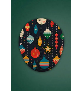 Yılbaşı Temalı Bilek Destekli Mouse Pad