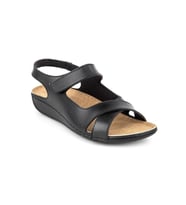 Muya Flores 32240-430 Anatomik Taban Kadın Sandalet Siyah 36-40