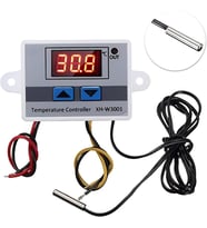 Termostat Kuluçka Termostatı XH-W3001 220V AC Dijital Termostat 1500W Akvaryum Termostatı